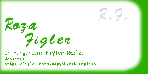 roza figler business card